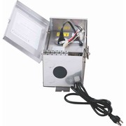 Elegant Lighting LOW VOLTAGE LANDSCAPE TRANSFORMER 300W, 120V, STAINLESS STEEL, INPUT: 1 TF300WST